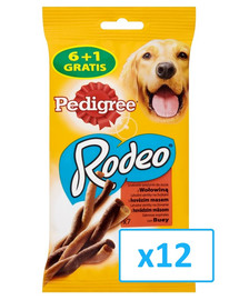 PEDIGREE Rodeo délicatesse avec du bœuf 12 x 122 g