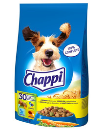 CHAPPI Croquettes pour chiens à base de volaille et de légumes 500 g