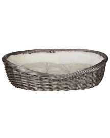 TRIXIE Panier en osier gris