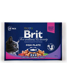 BRIT Fish Plate 4 x 100g