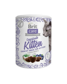 BRIT Cat Snack Superfruits Kitten - Friandise croustillante aux fruits pour chatons - 100g