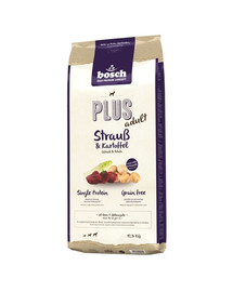 BOSCH Plus - Autruche et pomme de terre pour les chiens souffrant d'allergies - 12,5 kg