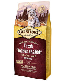 CARNILOVE Fresh Poulet & Lapin pour chiens Adultes 2 kg