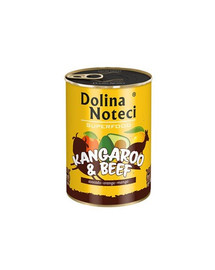 DOLINA NOTECI Premium SuperFood - kangourou et bœuf pour chiens adultes - 400 g
