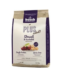 BOSCH Plus - Autruche et pomme de terre pour les chiens souffrant d'allergies - 2,5 kg