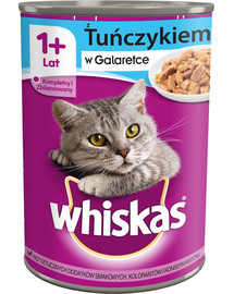 WHISKAS Thon en gelée 400 g x 24