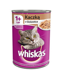 WHISKAS Canard en gelée 400 g x 24