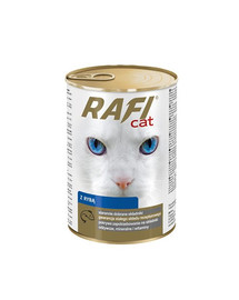 DOLINA NOTECI Rafi Adult Fish - Nourriture humide au poisson pour chats - 415 g