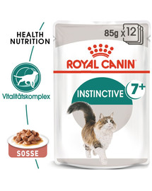 ROYAL CANIN INSTINCTIVE +7 morceaux en sauce 12 x 85 g