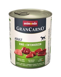 ANIMONDA Grancarno boeuf & coeur de canard 800 g