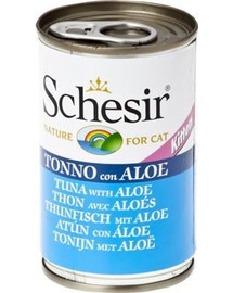 SCHESIR Thon à l'aloe vera pour les chatons 140 g