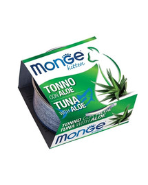 MONGE Fruit Croquettes pour chat Kitten au thon avec aloe vera 80 g