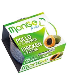 MONGE Fruit Cat Poulet à la papaye 80 g