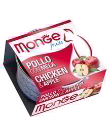 MONGE Fruit Cat - Poulet et pommes - 80 g