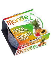 MONGE Fruit Cat Poulet aux fruits 80 g