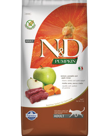 FARMINA N&D Cerf, Potiron & Pommes 5 kg - pour chats adultes