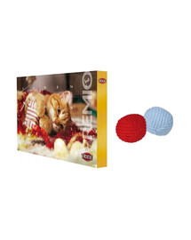 TRIXIE Set de Noël Calendrier de l'Avent + boule pour chat