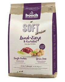 BOSCH Soft Senior Kozina & Ziemniak  2 x 12,5 kg + naturalne cygara z jeleniem 7 szt.