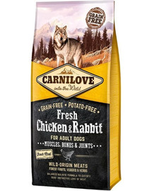 CARNILOVE Adult fresh poulet et lapin 24 kg (2 x 12 kg)