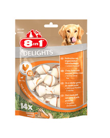 8IN1 Délicatesse Delights Bones xs 21 pièces
