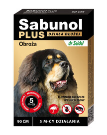 DR SEIDEL Sabunol Plus obroża przeciw pchłom i kleszczom dla psa 90 cm