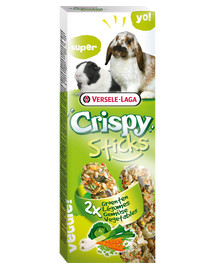 VERSELE-LAGA Prestige Crispy Sticks Bâtonnet aux légumes pour lapins et cochons d'Inde 110g