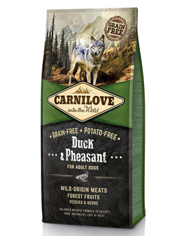 CARNILOVE Adulte Canard & Faisan 12 kg