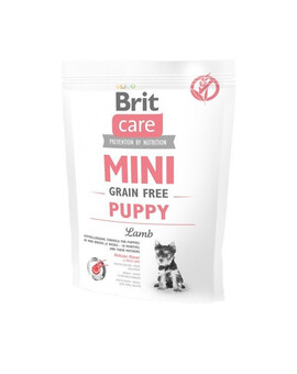 BRIT Care Grain Free Mini Puppy Lamb - Agneau & sans céréales pour chiots de races mini - 400g