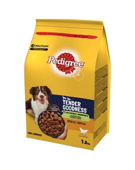 PEDIGREE Tender Goodness 1,8 kg alimento completo semi-umido ricco di pollame per cani adulti