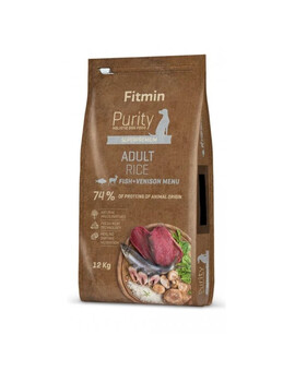 Dog Purity rice adult fish & venison 12 kg