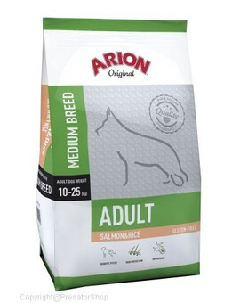 ARION Original Adult Medium Salmon & Rice - Saumon & riz pour chiens adultes de races moyennes - 3 kg