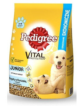 PEDIGREE Junior au poulet pour chiot de taille moyenne avec riz 8,4 kg