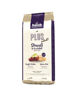 BOSCH Plus - Autruche et pomme de terre pour les chiens souffrant d'allergies - 12,5 kg