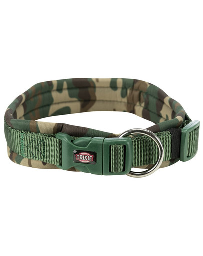 TRIXIE Premium Collier avec doublure néoprène L–XL: 56–62 cm/25 mm camouflage