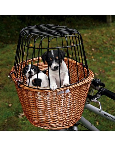 TRIXIE Panier à fixer sur le guidon d'un vélo - pour chien - 44 × 48 × 33 cm