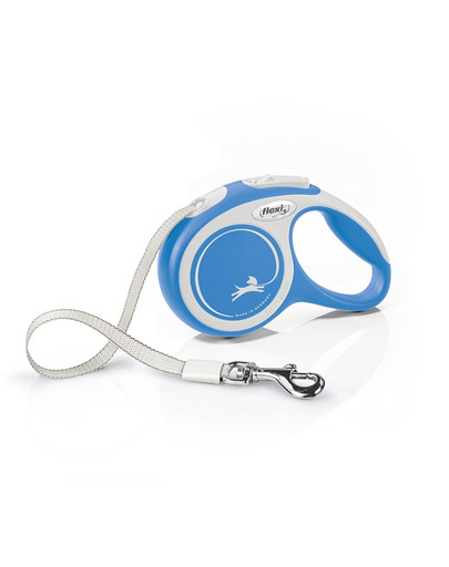 FLEXI Laisse automatique New Comfort XS Sangle 3m Bleu