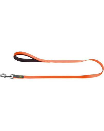 HUNTER Convenience Smycz 1,5cm/1,2m pomarańczowy neon