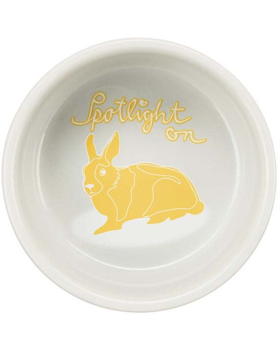 TRIXIE Bol en céramique pour lapin 240ml/11cm