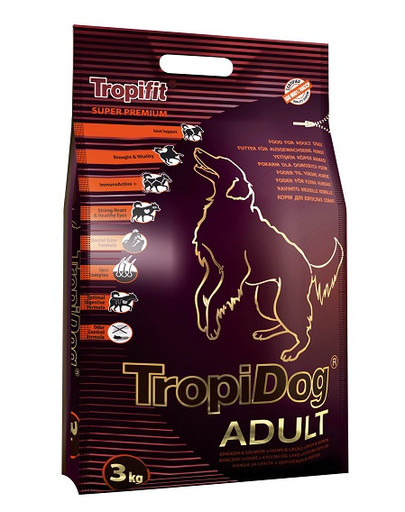 TROPIDOG Super Premium Adult M/L 3 kg