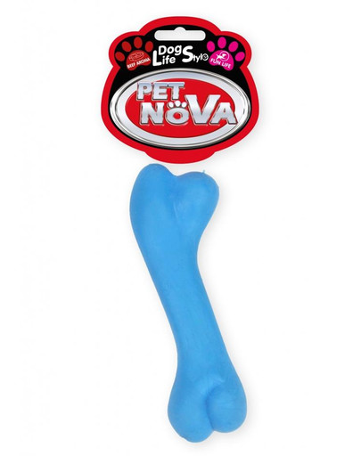 PET NOVA Dog Lifestyle Os à mâcher 12cm, bleu, goût menthe