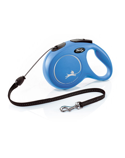 FLEXI Laisse New Classic M Corde 5m Bleu