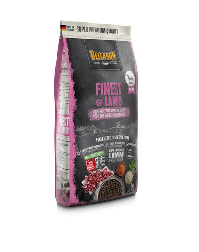BELCANDO Finest Grain Free Lamb XS-M - Croquettes d'agneau pour chiens adultes de petites et moyennes tailles 1 kg