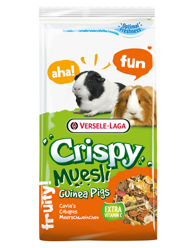 VERSELE-LAGA Crispy Muesli Guinea Pigs 20g Mélange de cochons d'Inde