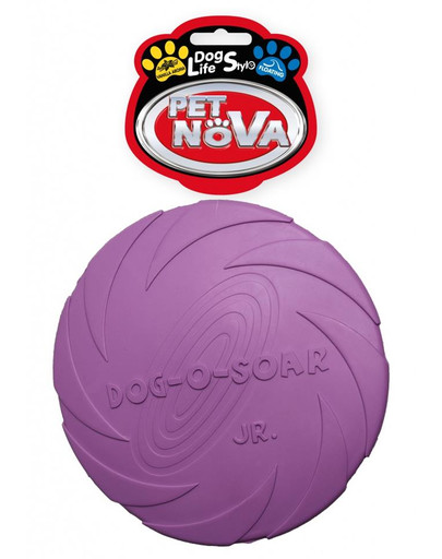PET NOVA DOG LIFE STYLE Frisbee disque en caoutchouc 15cm violet