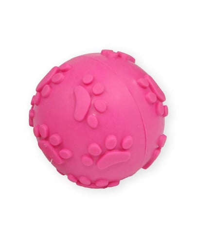 PET NOVA Dog Lifestyle Balle 6cm avec son, rose, arôme menthe