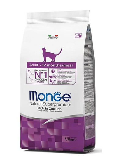 MONGE Cat Adult avec du poulet 400g