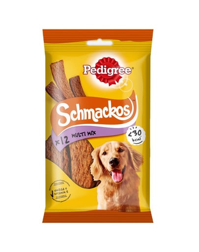 PEDIGREE Schmackos 12 pcs.. friandise pour chien au boeuf 86 g