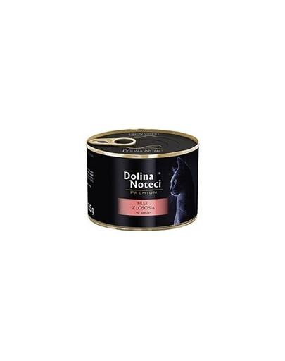 DOLINA NOTECI Premium filet z łososia 185 g karma mokra dla kota