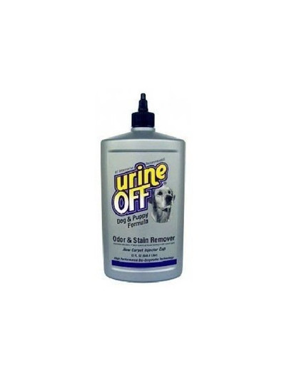 URINE OFF Rafraîchisseur et détachant d'urine pour chiens et chiots avec pointe pour tapis et moquettes 946 ml