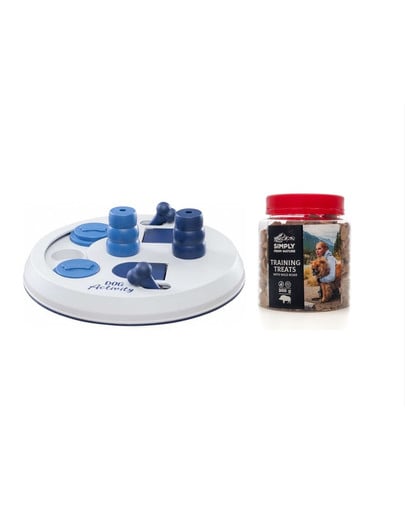 TRIXIE Lot de Jeu de Noël pour chien + friandises de dressage au sanglier 300 g